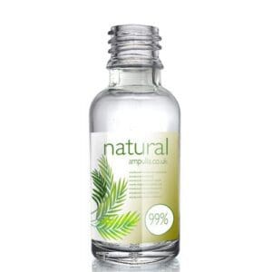 30ml Tall Clear Glass Dropper Bottle