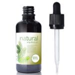 30ml Black Glass Dropper Bottle With Child Resistant Pipette