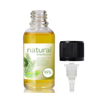 30ml Clear Glass Essential Oil Bottle With CRC Dropper Cap
