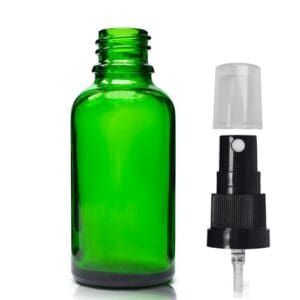 30ml Green Glass Spray Bottle