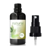 50ml Black Glass Spray Bottle