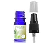 5ml Blue Glass Lotion Bottle