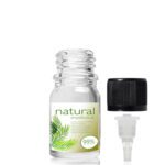 5ml Clear Glass Essential Oil Bottle With CRC Dropper Cap