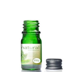 5ml Green Glass Essential Oil Bottle With Aluminium Cap