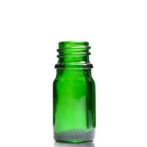 5ml Green Glass Dropper Bottle