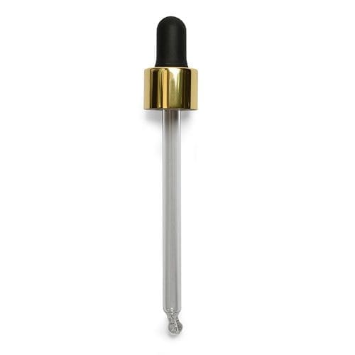100mm black and gold pipette