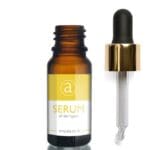 10ml Amber Glass Serum Bottle With Luxury Gold Pipette