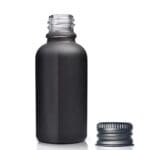 30ml Matte Black Glass Dropper Bottle With Aluminium Cap
