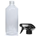 500ml PET BOTTLE w White Trigger Spray