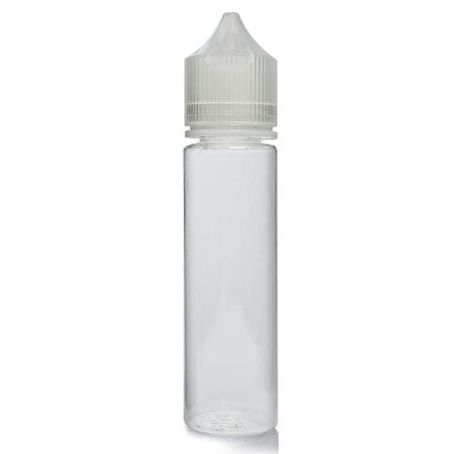 60ml Clear Plastic Unicorn Bottle