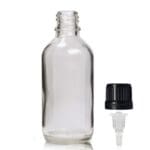 60ml Clear Glass Dropper Bottle With Dropper Cap