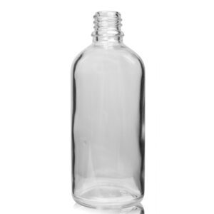 100ml Clear Glass Dropper Bottle