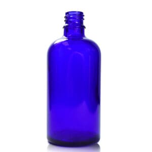 100ml Blue Glass Serum Bottle