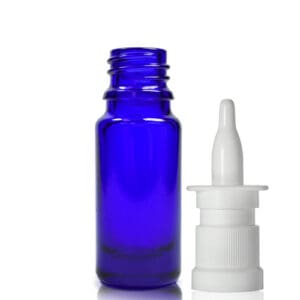 10ml Blue Glass Dropper Bottle & Nasal Spray