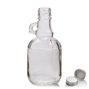 250ml Glass Demijohn Bottle With Aluminium Cap