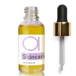 30ml Clear Glass Skincare Bottle With Luxury Gold Pipette