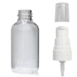 50ml rPET Boston Bottle & Lotion Pump