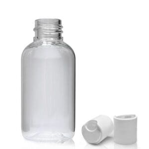 50ml rPET Boston Bottle With Disc Top Cap