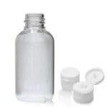 50ml rPET Boston Bottle With Flip-Top Cap