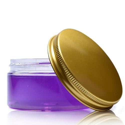 100ml Plastic Slime Jar With Gold Cap