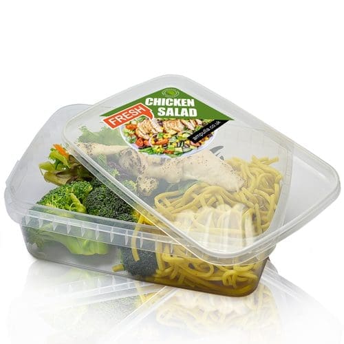 1000ml Rectangular Meal Prep Container