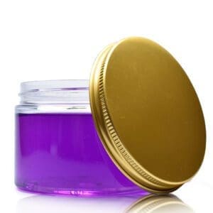 150ml Plastic Slime Jar With Gold Cap