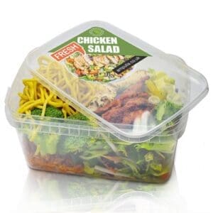 1600ml Rectangular Meal Prep Container
