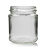 199ml Clear Glass Panel Jar