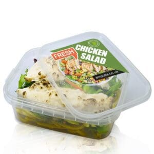 280ml Rectangular Meal Prep Container With Tamper Evident Lid