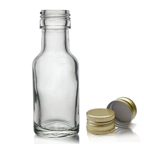 32.5ml Clear Glass Essence Bottle With Cap
