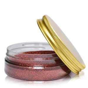50ml Plastic Craft Jar With Aluminium Lid