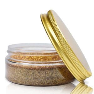 75ml Plastic Craft Jar With Aluminium Lid