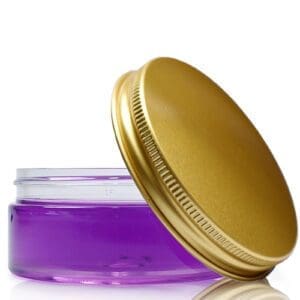 75ml Plastic Slime Jar With Gold Cap