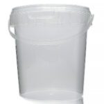 870ml Clear Plastic Food Container With Tamper Evident Lid