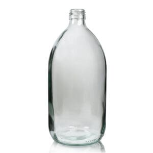 1000ml Clear Glass Syrup Bottle