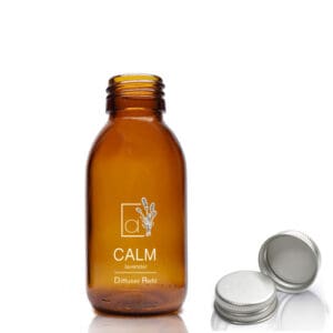 100ml Amber Glass Diffuser Bottle With Cap