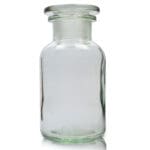 250ml Clear Glass Apothecary Bottle With Glass Stopper
