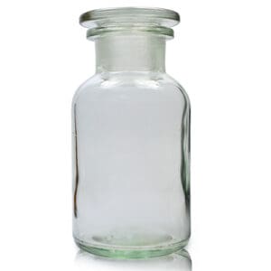 250ml Clear Glass Apothecary Bottle With Glass Stopper