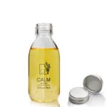 125ml Clear Glass Diffuser Bottle With Cap