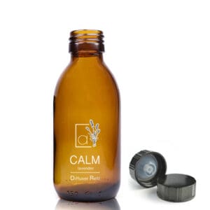 150ml Amber Glass Diffuser Bottle With Urea Polycone Cap