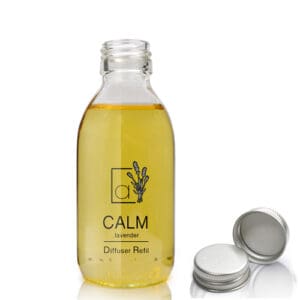 150ml Clear Glass Diffuser Bottle With Aluminium Cap