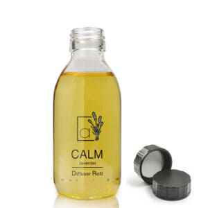 150ml Clear Glass Diffuser Bottle With Screw Cap