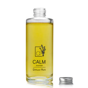150ml Glass Diffuser Simplicity Bottle w Aluminium Cap