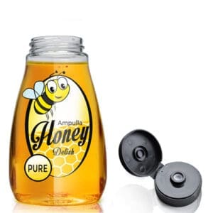180ml Plastic Squeezy Honey Bottle