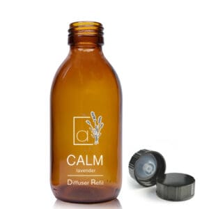 200ml Amber Glass Diffuser Bottle With Urea Polycone Cap