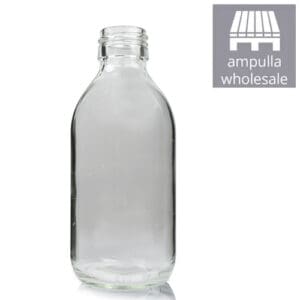 200ml Clear Glass Syrup Bottle