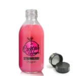 200ml Clear Glass Syrup Bottle With Screw Cap