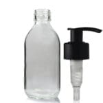 200ml Clear Glass Medicine Bottle With Lotion Pump