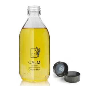 250ml Clear Glass Diffuser Bottle With Urea Polycone Cap