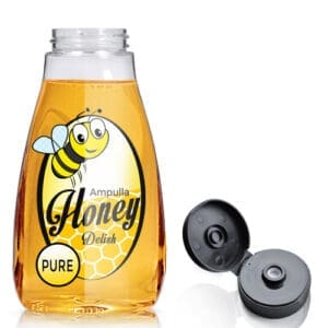 250ml Plastic Squeezy Honey Bottle